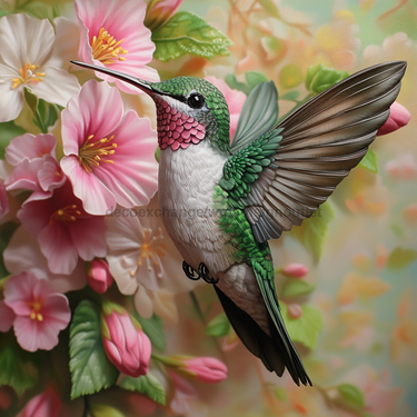 Hummingbird Sign, DCO-13198, Sign For Wreath, 10x10